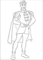 coloring page Princess and the Frog